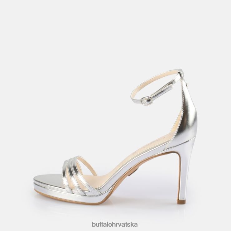 srebro Buffalo melissa 2 veganska sandala s petom |sandale TDD6T214